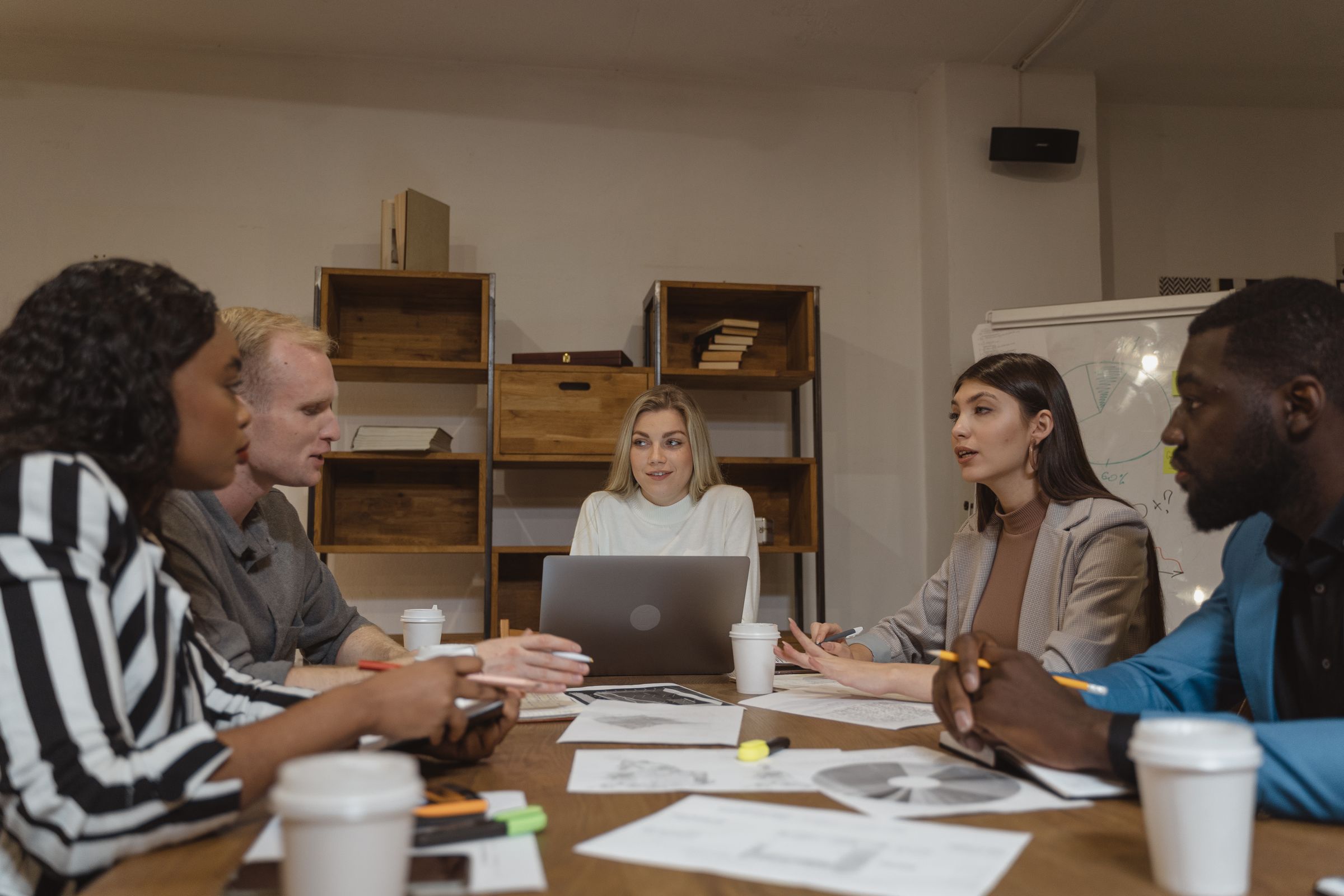 A research team in a meeting